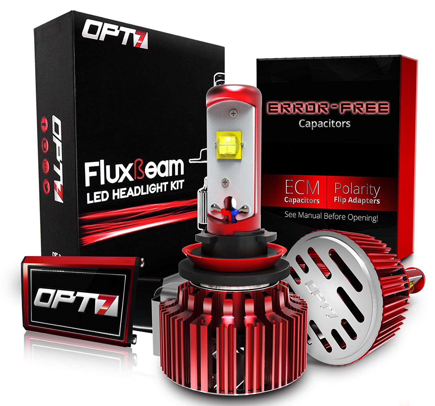 OPT7 FluxBeam LED Headlight Kit