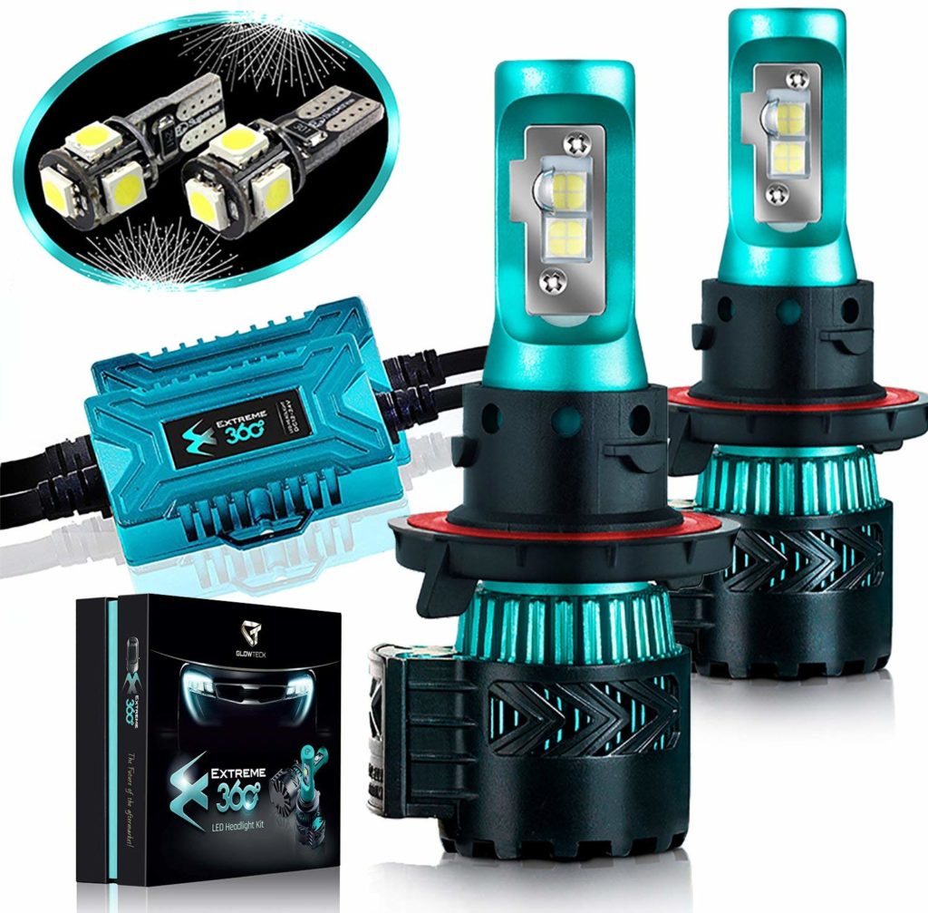 Glowteck LED Headlight Bulbs Conversion Kit