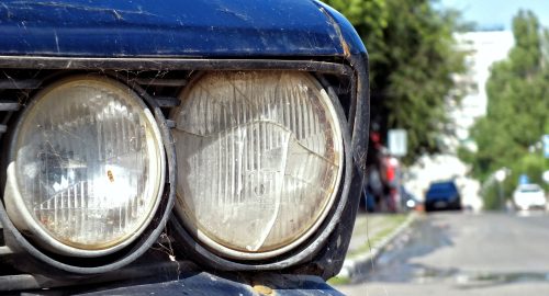 how to fix a cracked headlight